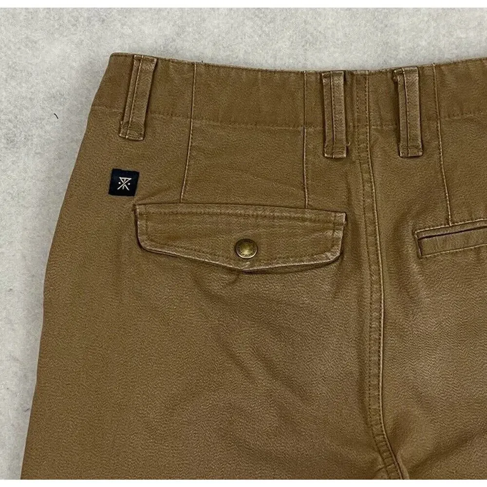Roark Chino Pants Mens 28 Tan  Porter HD Straight Fit Stretch Travel Outdoor